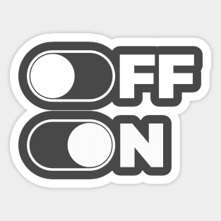 Mood - OFF and ON Sticker